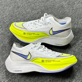 ZoomX Vaporfly Next% 2 White Volt Racer Blue