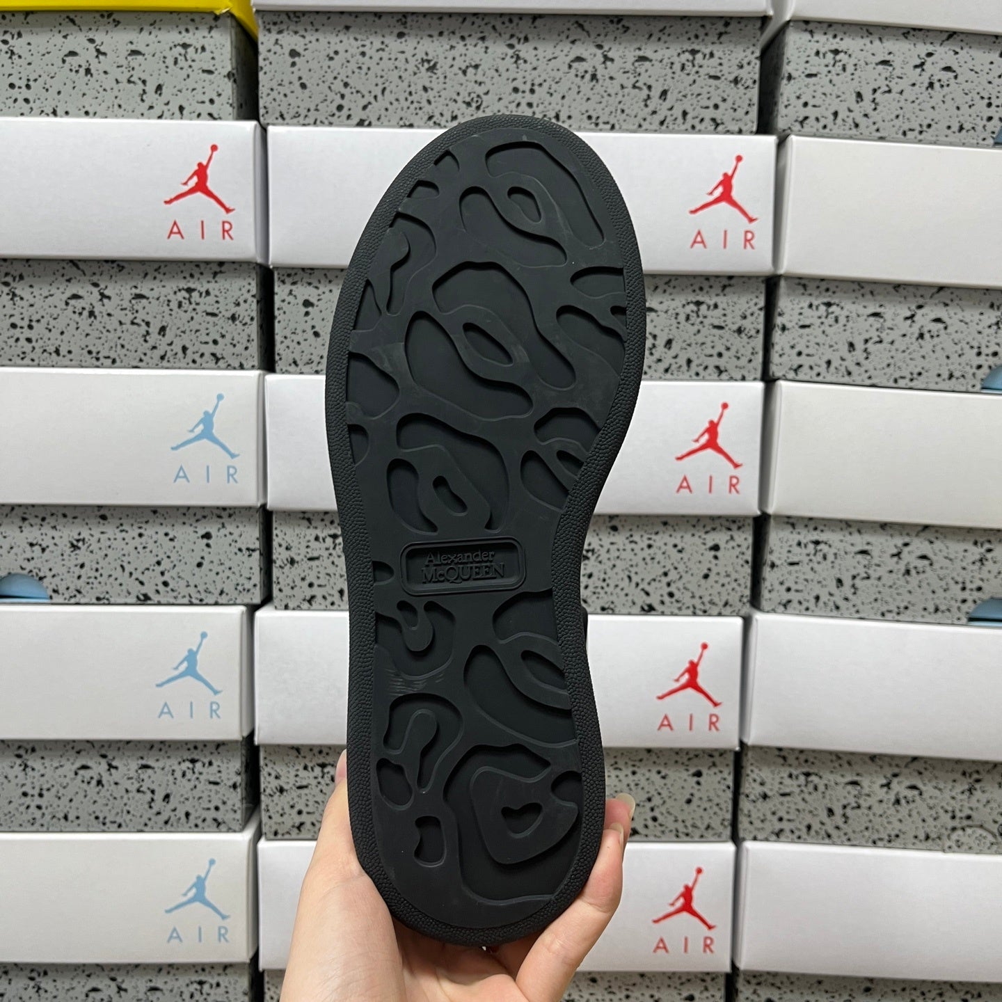 Alexander McQueen Duo Black Drip Sneakers