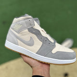 AJ1 MID Coconut Milk Particle Grey