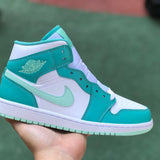 AJ1 MID Washed Teal
