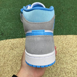 AJ1 MID University Blue Grey