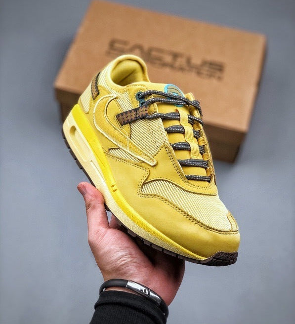Air Max 1 Travis Scott Cactus Jack Saturn Gold