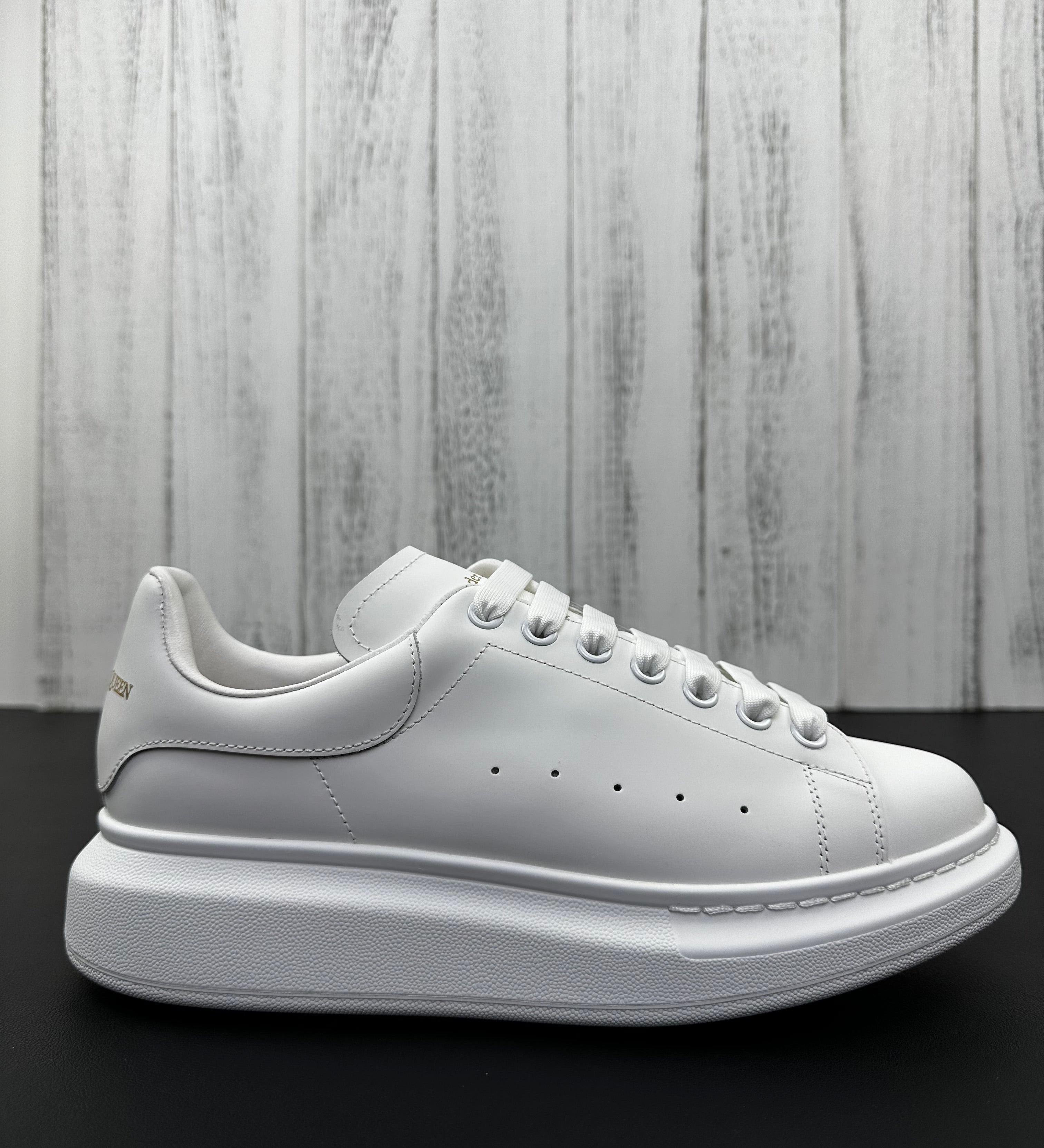 Alexander McQueen All White Drip Sneakers