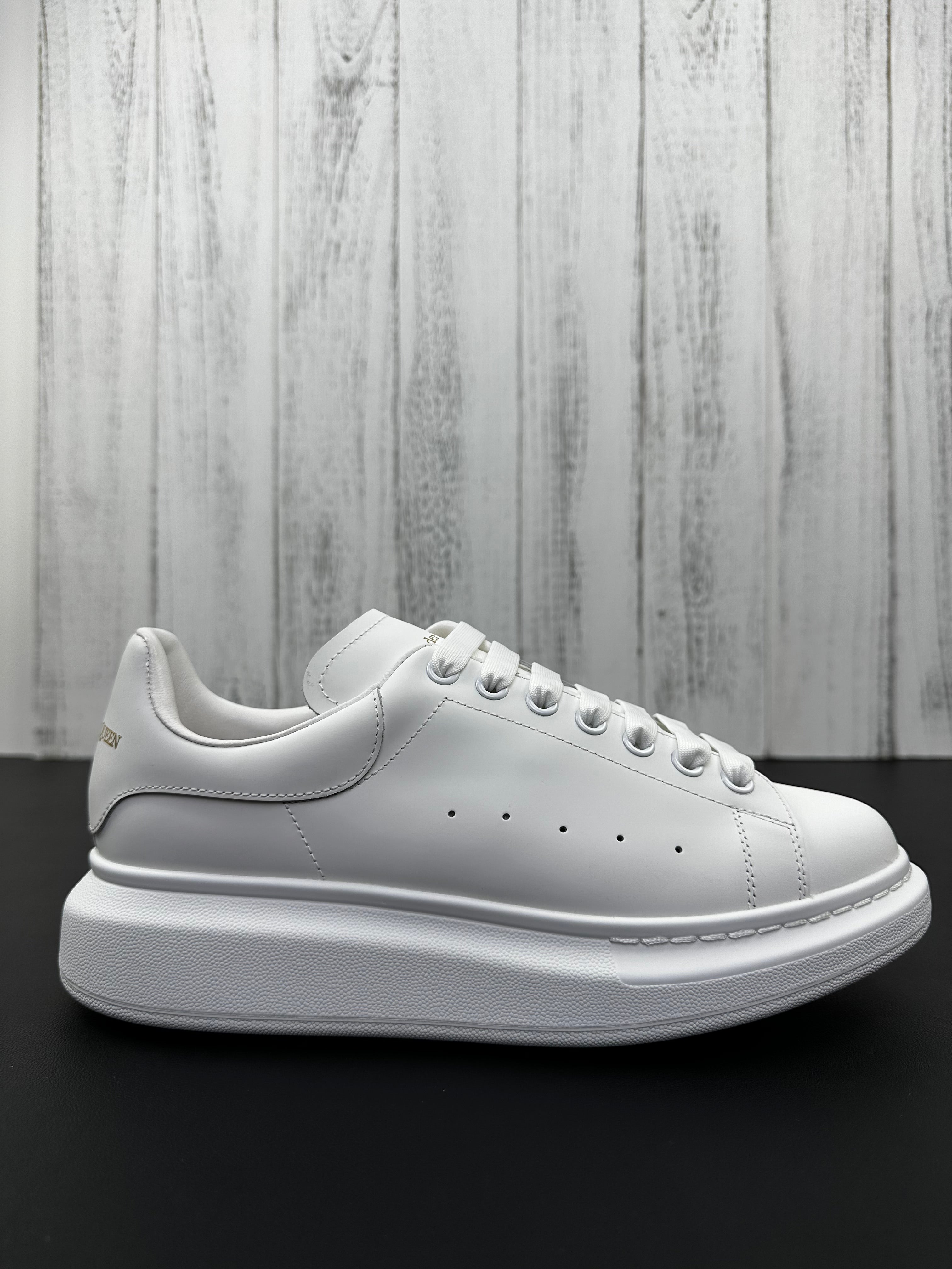 Alexander McQueen All White Drip Sneakers