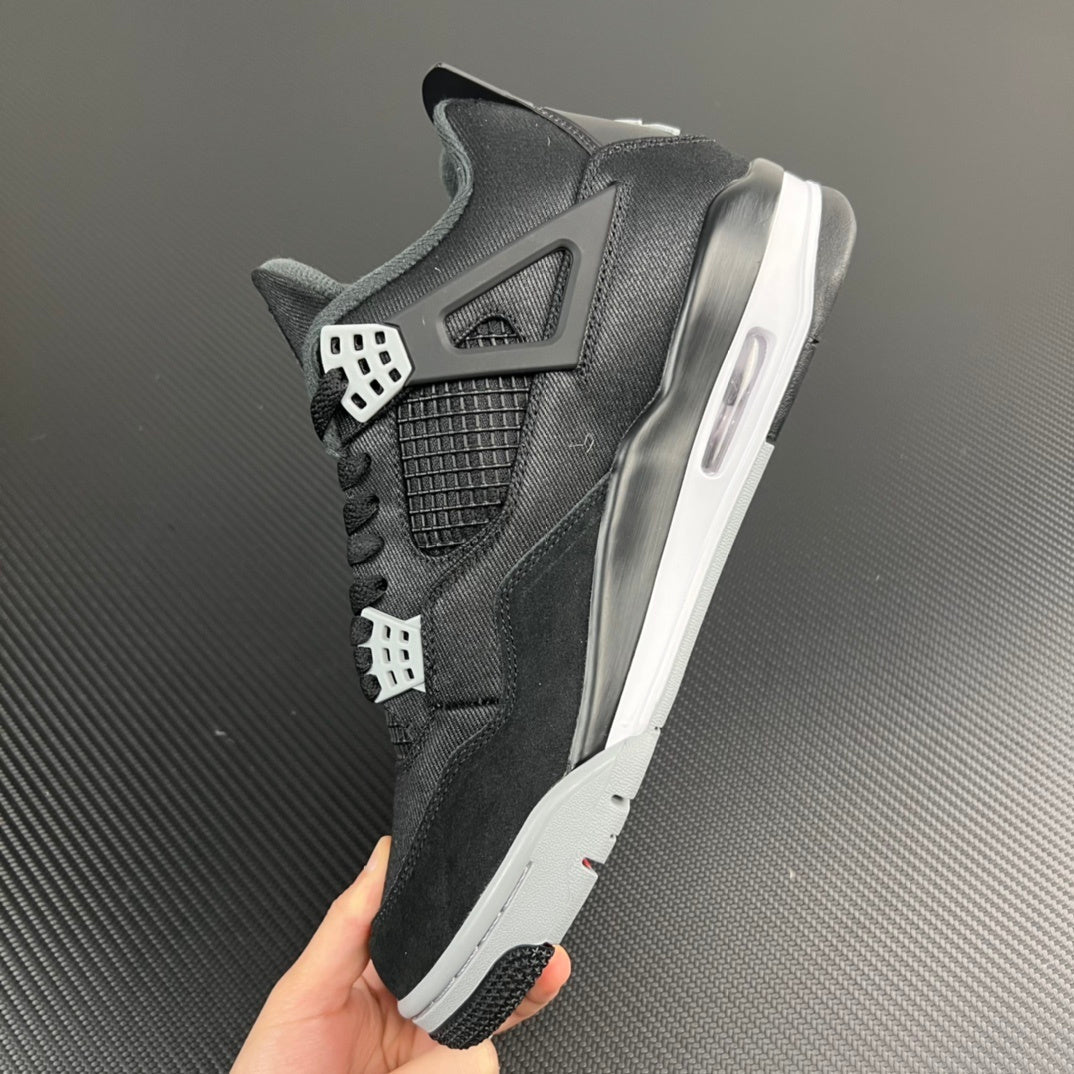 AJ4 Retro SE Black Canvas