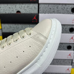Alexander McQueen Beige and Black Drip Sneakers