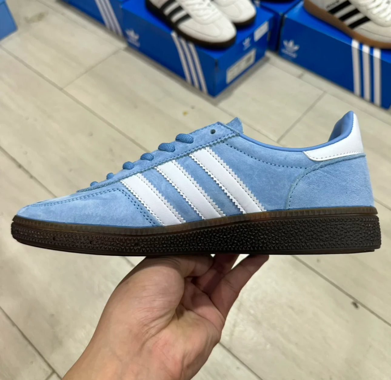 AD Spez Blue and White