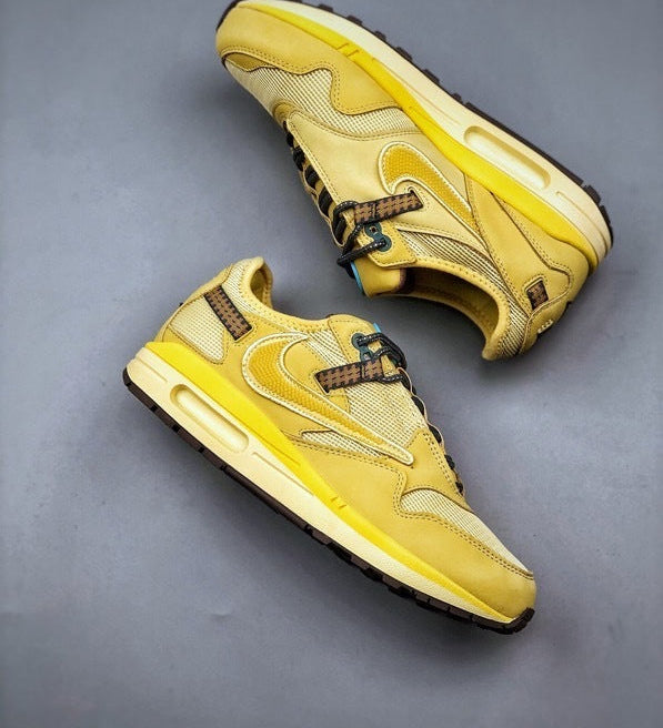 Air Max 1 Travis Scott Cactus Jack Saturn Gold