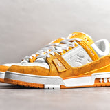 Trainer White and Orange