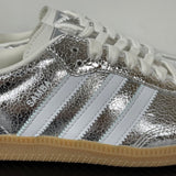 Samba  OG Silver Metallic Cracked Leather