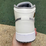 AJ1 MID Sail Metallic Gold Flat Pewter