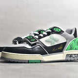 Trainer Grey and Green