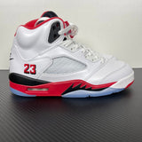 AJ 5 Fire Red Black Tongue