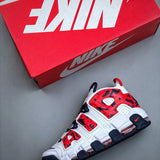 Uptempo Red Navy Camo