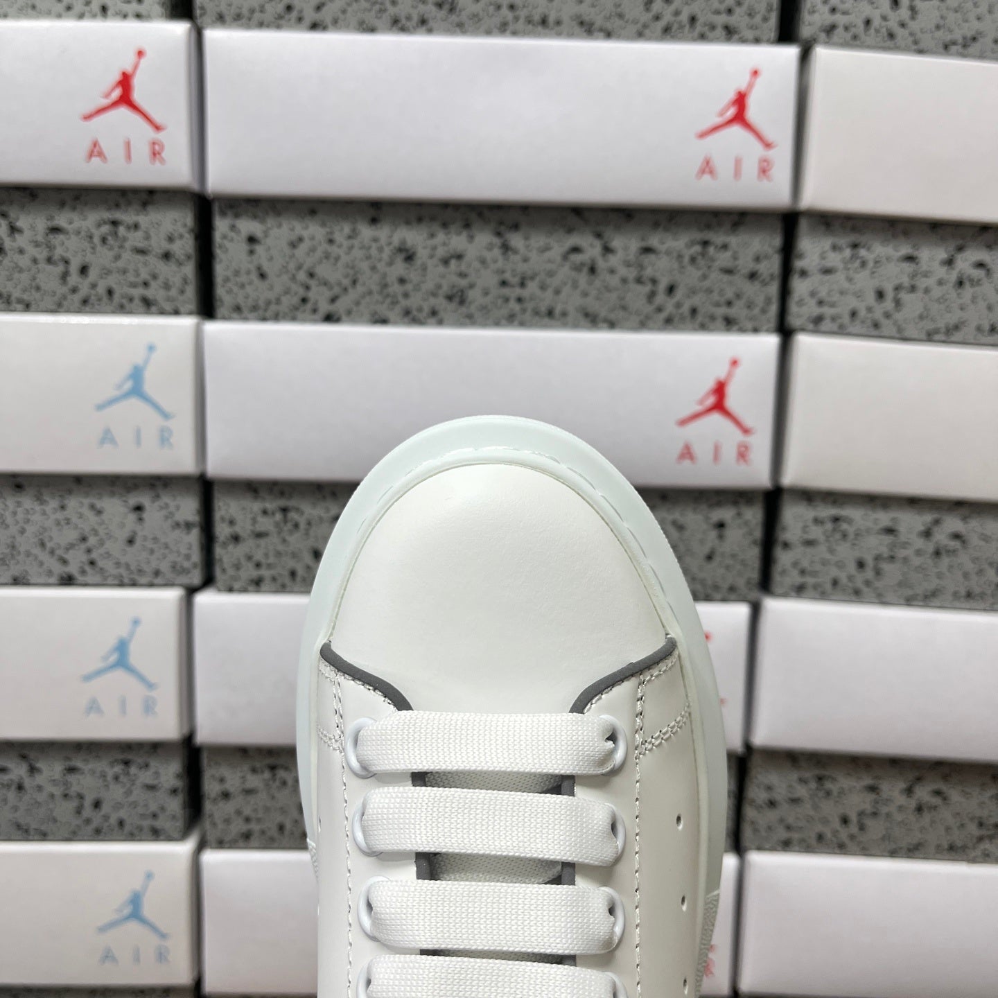 Alexander McQueen Dark Shadow Silver Drip Sneakers