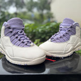 AJ10 White and Purple