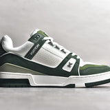 Trainer White and Olive