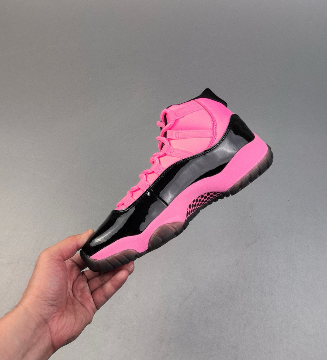 AJ11 Retro High Pink and Black