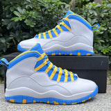 AJ10 White and Blue