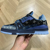 Trainer Denim Black and Blue