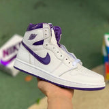 AJ1 High Purple White