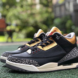 AJ3 Black Cement Gold