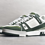 Trainer White and Olive