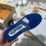 Trainer White and Blue