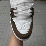 Trainer White and Brown