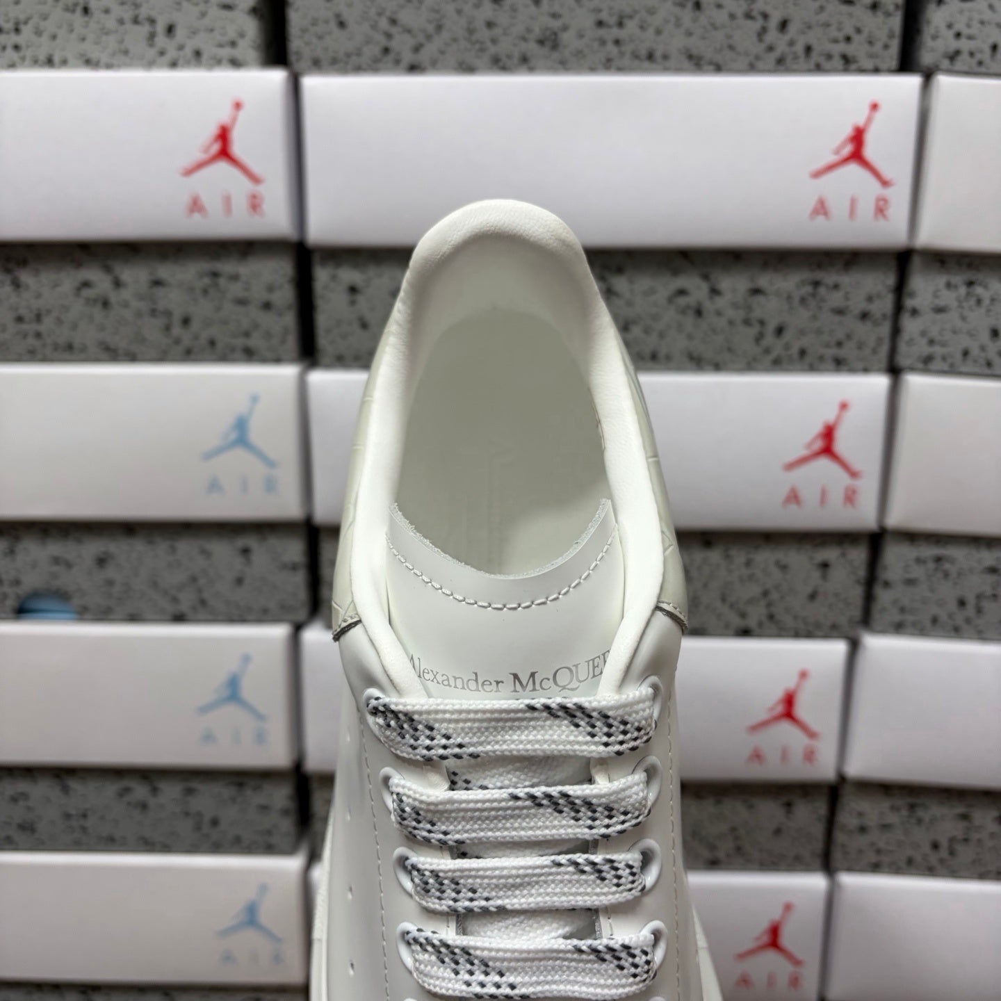 Alexander McQueen Beige Drip Sneakers