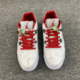 AJ 5 Low  Clot co branded white silk
