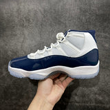 AJ11 Retro High White and Blue Navy