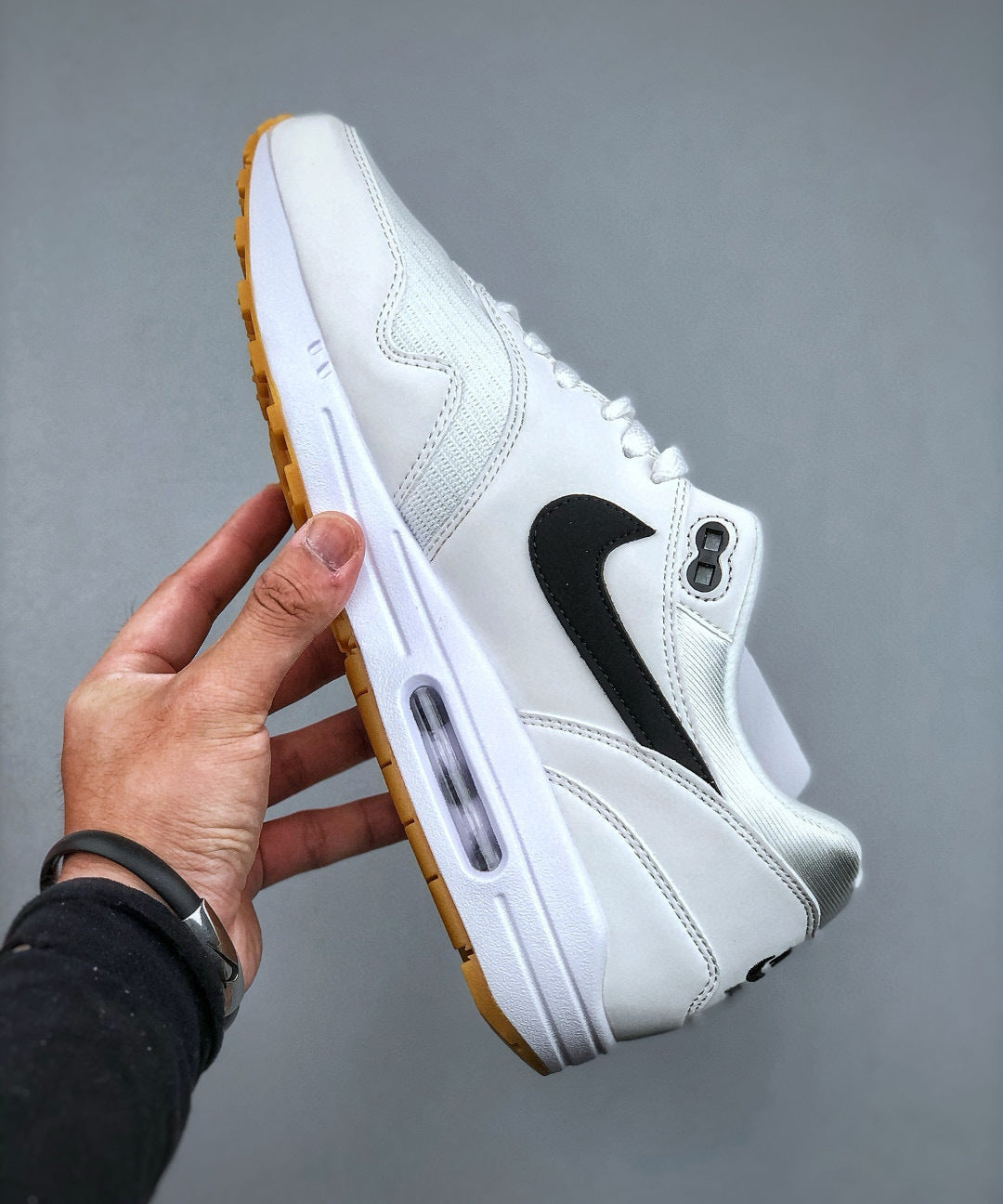 Air Max 1 Golf Branco Preto Gum