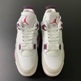 AJ4 Retro White Fuchsia