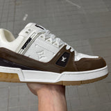 Trainer White and Brown