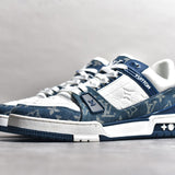 Trainer White and Blue
