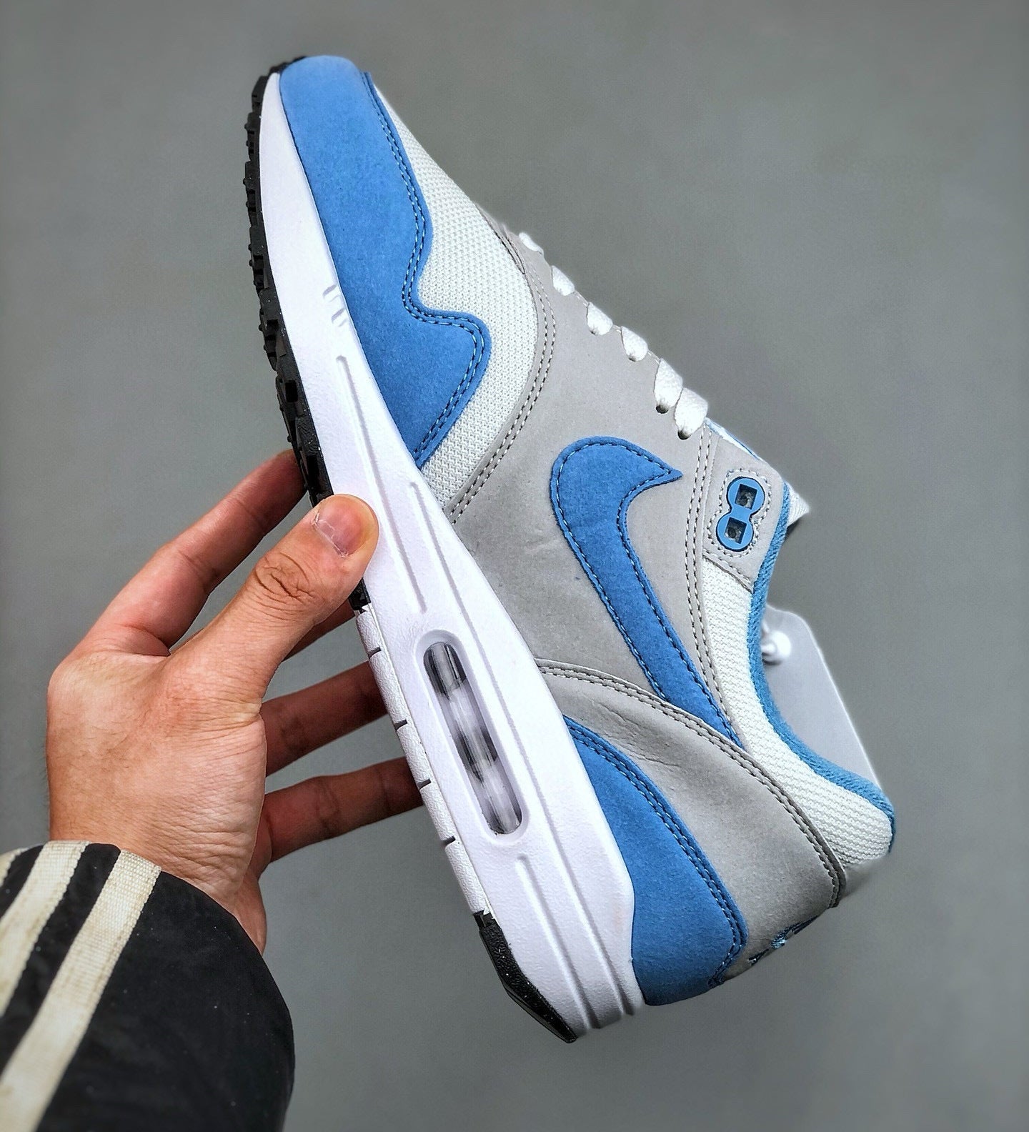 Air Max 1 White University Blue