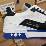 Trainer White and Blue
