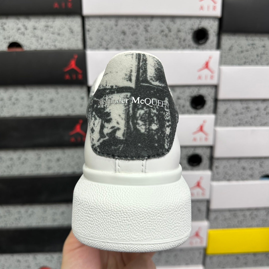 Alexander McQueen Printed Heel Drip Sneakers