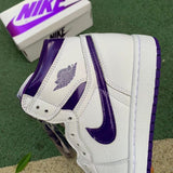 AJ1 High Purple White