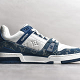 Trainer White and Blue