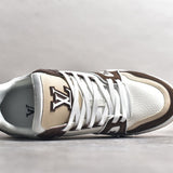 Trainer White and Brown