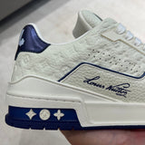 Trainer White and Blue
