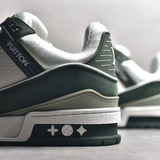 Trainer White and Olive