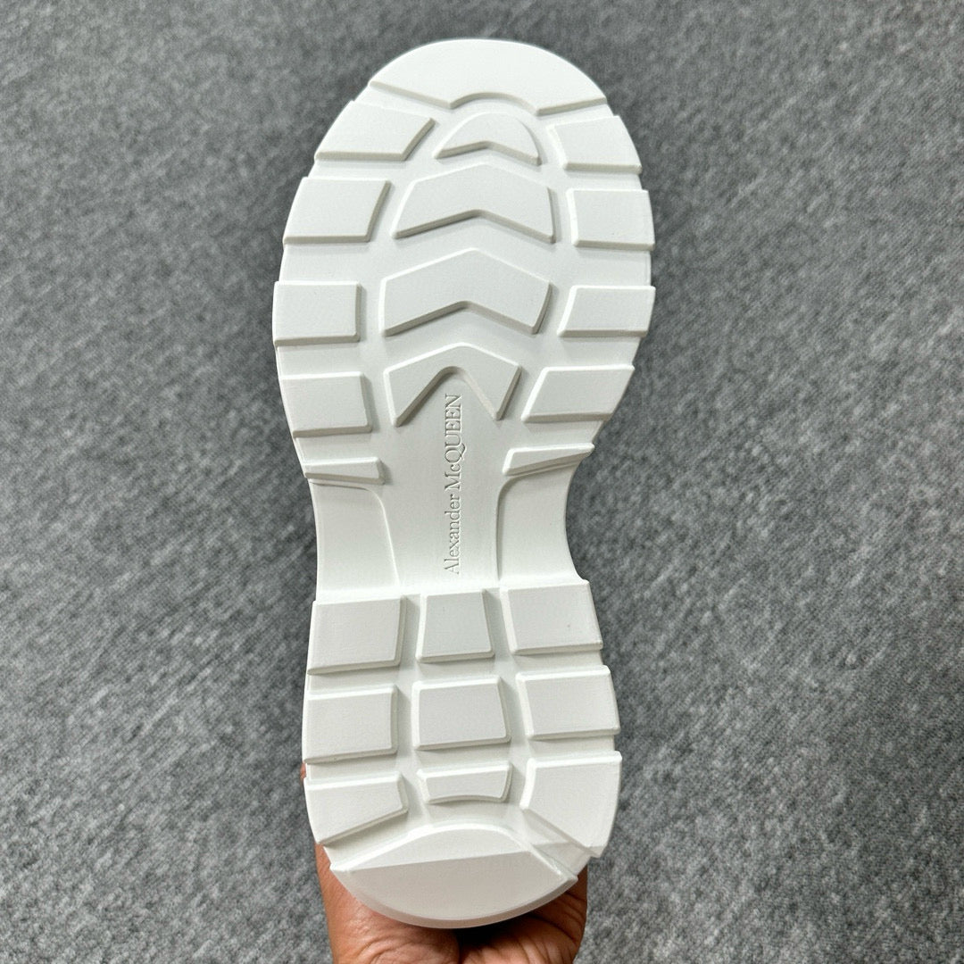 Alexander McQueen Black and White Drip Sneakers