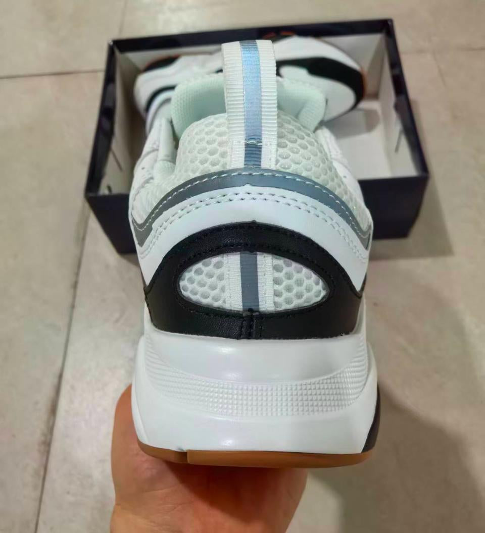 B22 White Blue and Black