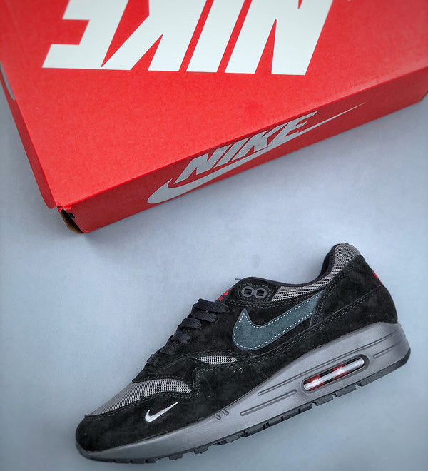 Air Max 1 Black/University Red/Anthracite