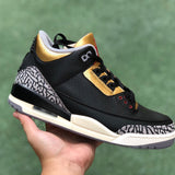 AJ3 Black Cement Gold