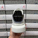 Alexander McQueen Dark Blue Steel Drip Sneakers