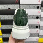 Alexander McQueen Turtle Dark Green Drip Sneakers